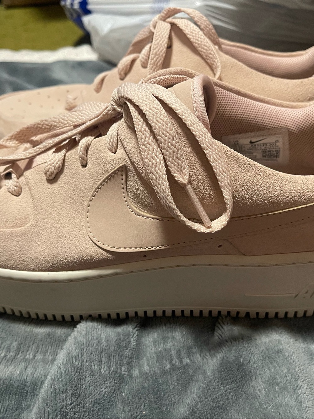 Nike Air Force 1 Sage Low Particle Pink Women's Shoes Sz 12 AR5339-201)